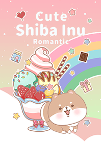 Shiba Inu Galaxy sweets Gradient pink2