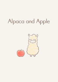Alpaca and Apple [Beige]