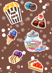 Favorite sweets! -brown- Revised