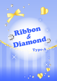 Ribbon & Diamond Type-A Blue