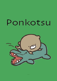 Green : Everyday Bear Ponkotsu 4