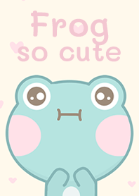 Frog so cute!