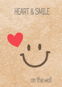 Heart&Smile on the wall