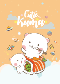 Kuma Baby Galaxy Orange