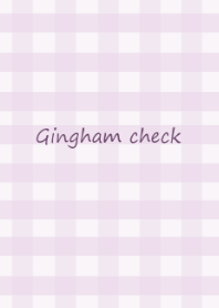 Gingham check #purple