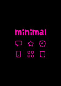 Minimal D type <Pink&Black>