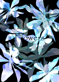 Adult Chic Blue Flower 2