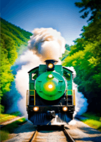 Train freight train retro