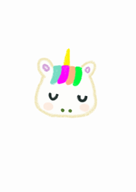 (simple unicorn x (white))
