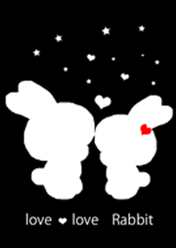 なかよし ラブラブうさぎ♪