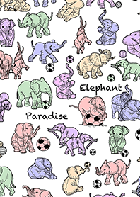 Elephant Paradise #03(white) JP