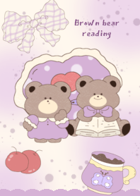 Brown bear reading2