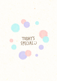 Watercolor round fashionable20