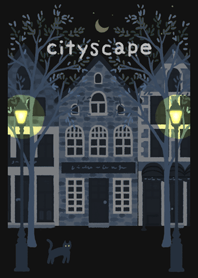 Cityscape at night -01-