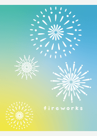 Night of Fireworks01 on white