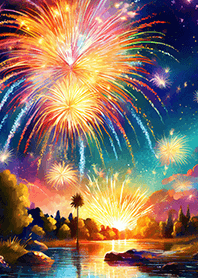 Beautiful Fireworks Theme#600
