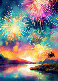 Beautiful Fireworks Theme#147
