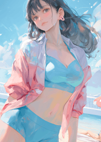 陽光美少女游泳 6