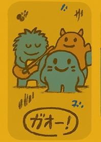 モンスター着せかえ 昭和ロックモンスター