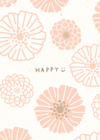 大人　くすみカラー　花24