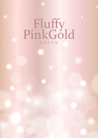 Fluffy-Pink Gold HEART 28