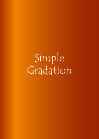 Simple Gradation -GlossyOrange 14-