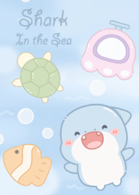 Shark in sea!