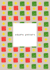 square pattern3- watercolor- joc