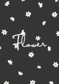 petite flower w - carbon