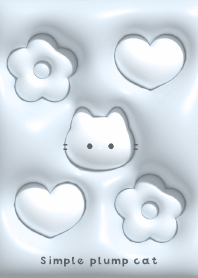 blue Simple plump cat 02_2