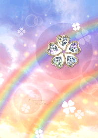 全運気アップ♡幸運5つ葉のクローバーVer.3
