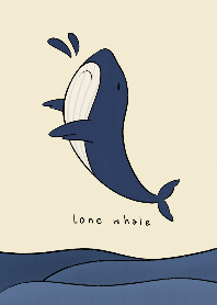 Lone whale