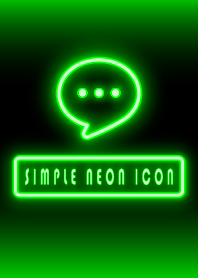 Neon Simple Icon Vert Clair Theme Line Line Store