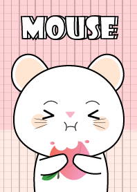 Minamal Cute White Mouse 2