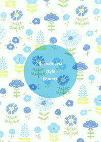 Scandinavia style flowers 7 theme
