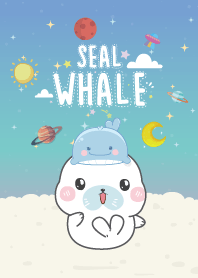 Whale Seal Friendly Blue Hawaii