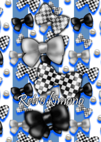 Retro kimono -市松模様-