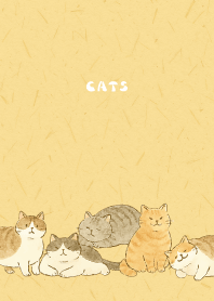 Cats are soothing01 light yellow