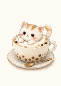 Cat Bubble Tea