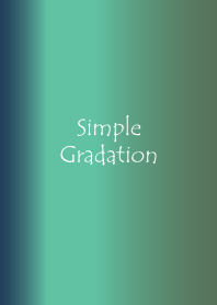 Simple Gradation -GlossyGreen 18-