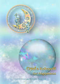 Opal &  Kokopelli for happiness.