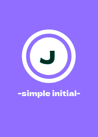 simple initial-J- THEME 48