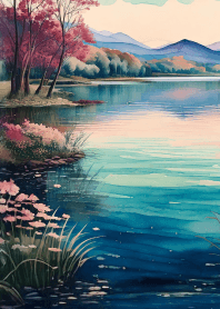 Let's relax by the lake.2