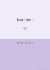 Heart basic クロッカス アイリス
