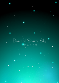 Beautiful Starry Sky -EMERALD GREEN-