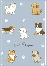 blue Playing with Dogs in Autumn 03_2