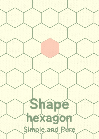 Shape hexagon Beige WHT