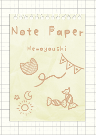 Note Paper Memoyoushi