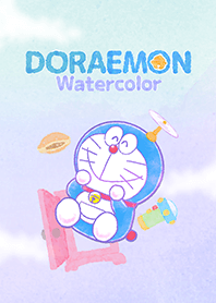 Doraemon Watercolor Line Theme Line Store