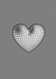 Wire Heart Gray